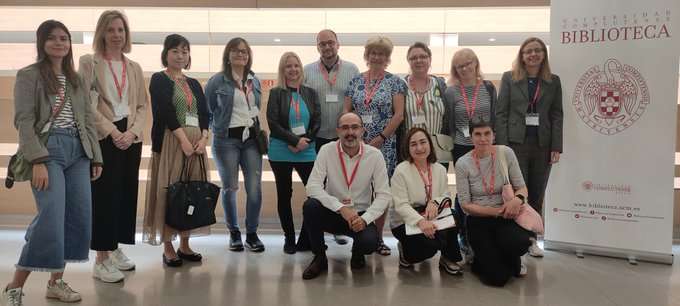 la Biblioteca Complutense recibe esta semana (22-26 mayo)  la visita profesional de 11 bibliotecarios en una nueva edición de la 'Erasmus Library International Staff Week'.